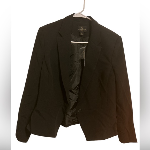 Worthington Black Blazer Size 16P - Picture 1 of 12